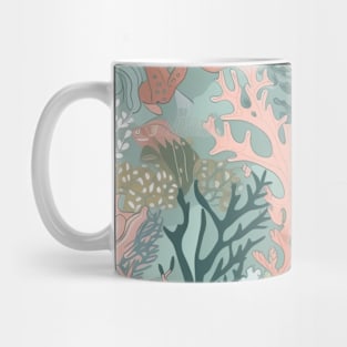 Pastel Coral Design Pattern V8 Mug